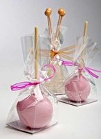 Clear Gift Bags - High Clarity, 2" x 2" x 8 1/4" High Clarity Bag Flat Bottom with Paper Insert (100 Bags) Perfect for Cake Pops, Candy, Nuts. Food Safe.