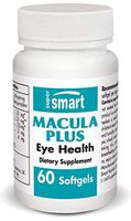 Supersmart - Macula Plus - Eye Care Supplement - Visual Protection Formula. Rich in Highly Antioxidant Components: Lutein, Zeaxanthin and Astaxanthin | Non-GMO - 60 softgels.