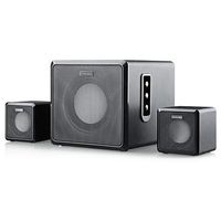 Sykik Sound i Special Edition Wireless Bluetooth Hi-fi Audio Speakers with Wired Rotary Remote, Powerful Bass System w/ 3.5mm Aux Port Home Audio for Smartphones , Tablets ,Computers,laptops,tv &More