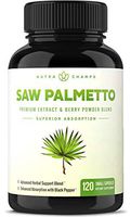 Saw Palmetto Supplement for Prostate Health [Extra Strength] 600mg Extract, Berry Powder & Herbal Complex - Supports Healthy Urination Frequency, DHT Blocker & Hair Loss Prevention - 120 Capsules