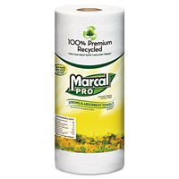 100% Premium Recycled Perforated 2-Ply Paper Towels - 70 Sheets per Roll