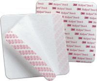3M Healthcare Medipore Hypoallergenic Soft Cloth Pre-Cut Dressing Cover or Retainer 5-7/8" x 5-7/8", White, Excellent Adhesion, Water Resistant, Latex-free (Box of 25 Each)