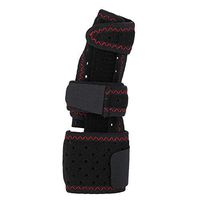 Qinlorgo Thumb Brace,Wrist Thumb Support Finger Brace Splint Adjustable Wristband Protector Tendonitis Wrist Care Arthritis Spica Support Pain Sprains Strains Arthritis Immobilizer Strap Hand (Black)