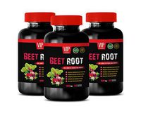 Support Brain Function - Beet Root - Rich Source of Vitamins and Minerals - Nitric Oxide Beet Supplements - 3 Bottles 360 Capsules