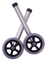Essential Medical Supply Universal Fixed Walker Wheels, 5 Inch