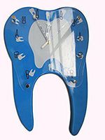 Tooth Shape Wall Clock for Clinic Decoration