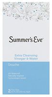 Summers Eve Douche Extra Cleansing Vinegar & Water 2 Count (2 Pack)