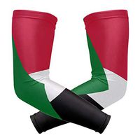 poeticcity Sudan Flag 1 Pair Arm Sports Sleeves Cooling Warmer UV Protection