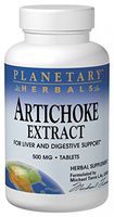Artichoke Extract 500mg Planetary Herbals 60 Tabs