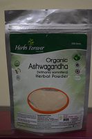 Organic Ashwagandha Certified Organic Indian Ginseng Winter Cherry for Fatigue, Brain Fog, Weight gain, Often Constipation, Always Cold, Dryness in Skin, Hair and Nails