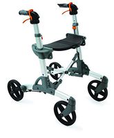Volaris All-Terrain Smart Rollator Walker with Four Wheels and Seat, Folding, Lightweight, Aluminum