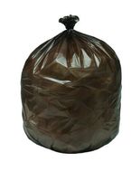 SKILCRAFT 8105-01-183-9769 Heavy Duty Maximum Performance Can Liner, 39" Length x 33" Width, Brown (125 per Box)