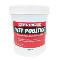 Stone Pro Wet Poultice - Removes Stains From Natural Stone - 1 Pound