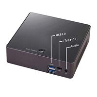 Mini PC,Desktop Computer,with Windows 10 Pro/Linux Ubuntu,Intel Core I5 8250U,(Black),[HUNSN BA02],[64Bit/WiFi AC 3160/1HDMI1.4/2USB3.0/2USB2.0/1LAN/1USB Type-C/with Fan](16G RAM/512G SSD/1TB HDD)