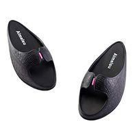 Hli-SHJHsmu Stovepipe slippers Posture Correction Fat Burning Slippers Rocker Slippers Posture Correction Fat Burning Slipper Women Shook Slippers Legs Slimming Pain (M, Black)