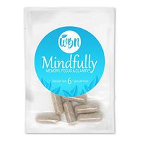 MINDFULLY Nootropic Brain Booster - Citicoline, Lion's Mane, Bacopa Monnieri & Ginkgo Biloba Supplement to Support Memory, Focus & Cognitive Function - 6 Capsule Sample