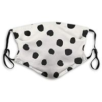 NA Dots Cream Neutral Classy Spots Animal Print Baby Minimal Trendy Dust Mask Breathable Anti Pollen Allergy Riding Half Face Mask Filter for Running Cycling Outdoor Travel