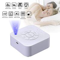 ILYO White Noise Machine, USB Portable Music Sleeper LED Hypnosis lamp 9 Kinds of Sound Sleep White Noise Improve Adult Baby Sleep and Relax
