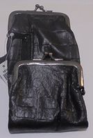 Croco Patched Lamb Skin Cigarette Case with Zipper Pocket and Lighter Case Fit 100 and 120's