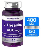 L Theanine 400mg | 120 Capsules | Non-GMO & Gluten Free | by Horbaach
