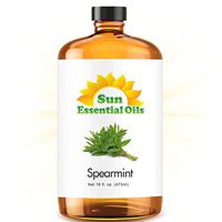 Spearmint Essential Oil (Huge 16oz Bottle) Bulk Spearmint Oil - 16 Ounce