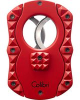 Quasar Cut 100 CUT100 Double Guillotine Cigar Cutter in an Attractive Gift Box Warranty Red