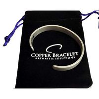 Pewter Copper Bracelet for Arthritis - Guaranteed 99.9% Pure Copper Magnetic Bracelet Men Women | 6 Powerful Magnets | Effective Relief of Joint Pain, Arthritis, RSI, Carpal Tunnel. (Single Bracelet)