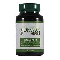 Dimmak Herbs Immunity Booster 650mg Capsules – Lab Tested Natural Herbs for Immune System Support and Germ Fighter – 100 Count