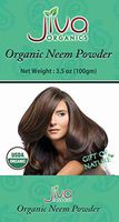 Jiva Organic Neem Leaves Powder 3.5 Ounce for Hair & Skin - Azadirachta Indica
