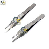 2 ADSON TISSUE 1X2TEETH +SERRATED FORCEPS FINE POINT G.S INSTRUMENTS