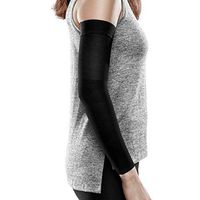 Ease Opaque Lymphedema Moderate Arm Sleeve - Medium Long - Black - 20-30 mmHg