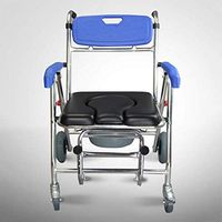 PLLP Medical Rehab Chair, Wheelchair,Lightweight Folding Wheelchair Driving Medical, Children's Plastic Fracture, Bathing Chair Wheelchair, Wheelchair Pregnant Woman Mobile Toilet