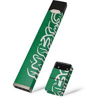 Skinit Decal Wrap for Juul E-Cigarette - Originally Designed Saudi Arabia Flag Distressed Design