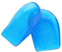 O/X Leg Correction Insoles, Silicone Gel Foot Orthotic Arch Support Shoes Insert Pads Heel Cup(S(34-40))