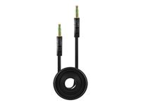CellularOne Reach 9788 3.5mm Flat Wire Audio Cable for Smartphones/Tablets/MP3 Players - Black