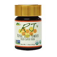 GREENBOW Royal Jelly Powder– 100% USDA CERTIFIED ORGANIC Royal Jelly, Gluten Free, Non-GMO Royal Jelly, Freeze Dried – One of The Most Nutrition Packed Diet Supplements –No Additives/Flavors (42g)