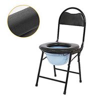 HLDWXN Foldable Shower Stool, Multi-Function Bath Chair, 2-in-One Toilet Chair, Old Age/Disabled/Patient/Pregnant Woman,Can Bear 100Kg,A