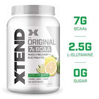 XTEND Original BCAA Powder Lemon Lime Squeeze | Sugar Free Post Workout Muscle Recovery Drink with Amino Acids | 7g BCAAs for Men & Women| 90 Servings