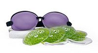 Tranquileyes XL Warm Compress with Microwavable Beads for Severe Dry Eye Relief (Lavender)