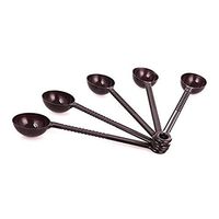 Dealglad 12pcs Plastic 10g Standard Coffee Beans Milk Tea Fruit Powder Pearl Measuring Spoons Utensils