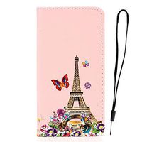 iPhone 11 Case, Shockproof Premium PU Leather Flip Slim Fit Phone Case Notebook Wallet Cover with Card Slot ID Slot Magnetic Stand TPU Bumper Protective Skin Case for iPhone 11 Tower