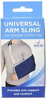 Blue Jay Universal Arm Sling - Medical Support Strap with Shoulder Comfort Pad - 18 in. x 9 in. Pouch Medical Sling for Dislocated & Fractured Bones. Arm Support Supplies