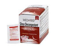 Medique Products Medi-First 80933 Sinus Decongestant, 100-Packets of 1 (Packaging may vary)