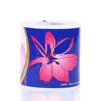 Soft Toilet Paper Family Mega Rolls, Bath Tissue Ultra Gentle Toilet Paper, 10 Regular Rolls for Workshop Restaurant Bathroom Kitchen Toilet Tissue Paper Degradable Roll Paper (flower 1 roll)