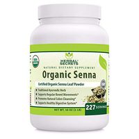 Herbal Secrets Certified Organic Senna Powder 16 oz (Non-GMO) Gluten-Free - Support Healthy Digestive System, Bowel Movement*, Promotes Natural Colon Cleansing*