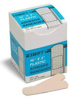Swift First Aid 3/4" X 3" Plastic Strip Adhesive Bandage