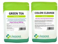 Green Tea Colon Cleanse Combination 120 Capsules (30 day programme) weight loss / diet