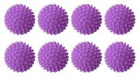 Set of 8 Purple Dryer Balls! Black Duck Brand - Reusable Dryer Balls Replace Fabric Softener! Hypoallergenic! (8 Purple Dryer Balls)