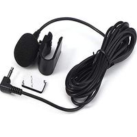 Linhuipad 3.5mm Microphone External Mic Assembly for Car Vehicle Head Unit Bluetooth Enabled Stereo Radio GPS DVD