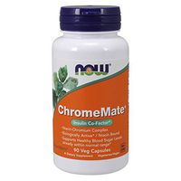 NOW Supplements, ChromeMate (Niacin-Chromium Complex), 90 Veg Capsules